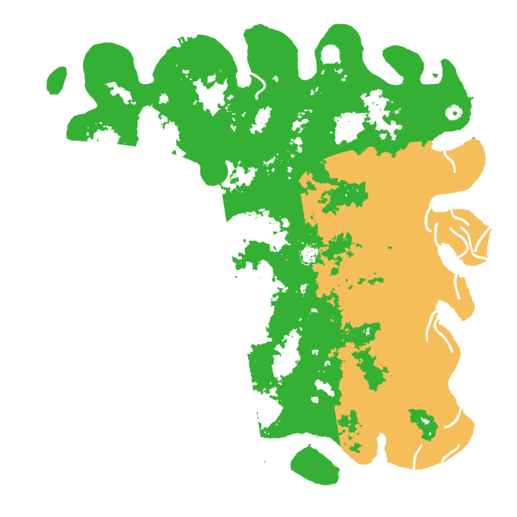 Biome Rust Map: Procedural Map, Size: 4900, Seed: 1910046538