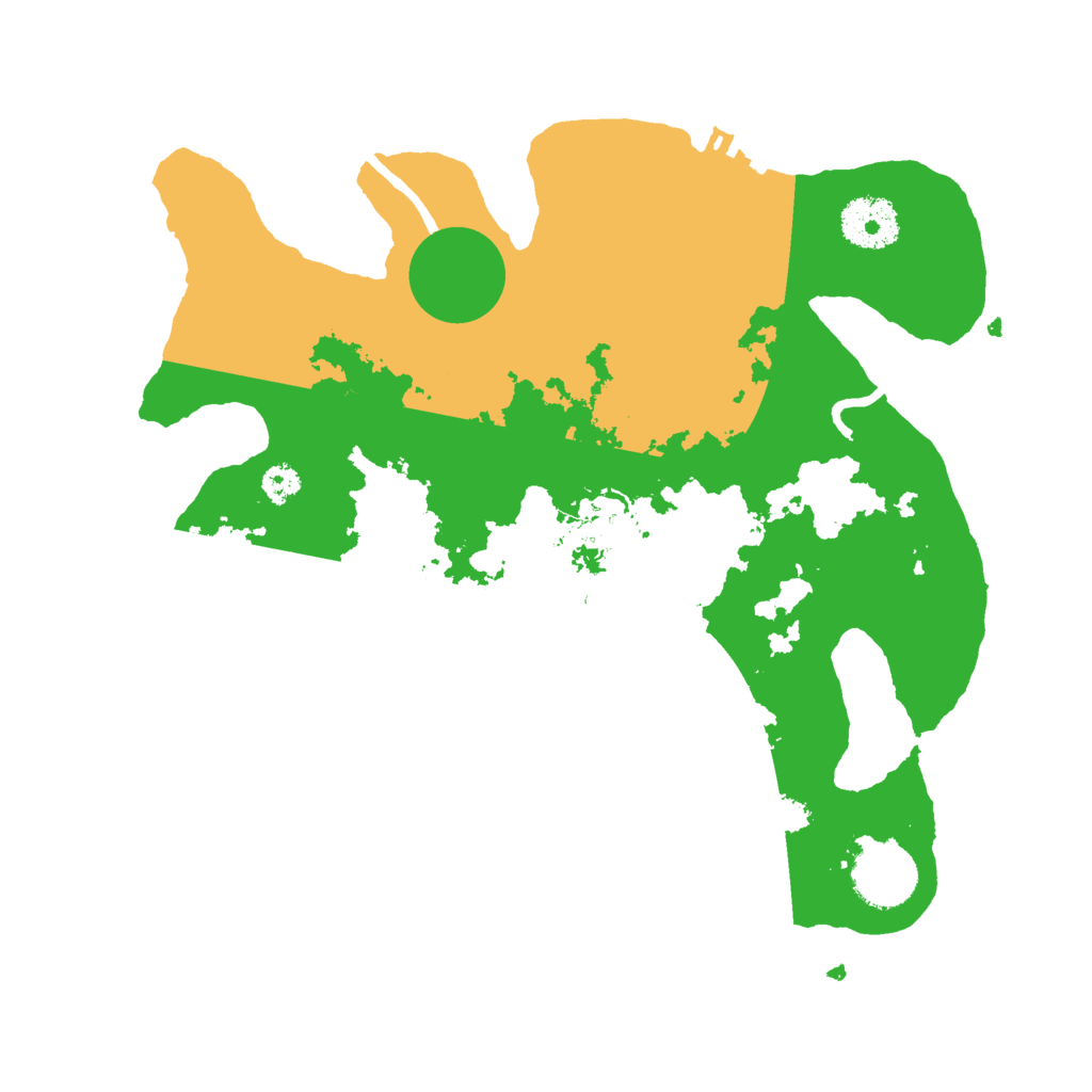 Biome Rust Map: Procedural Map, Size: 3000, Seed: 1039313572