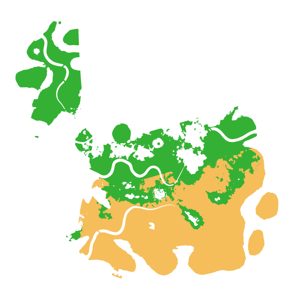 Biome Rust Map: Procedural Map, Size: 4250, Seed: 3928132