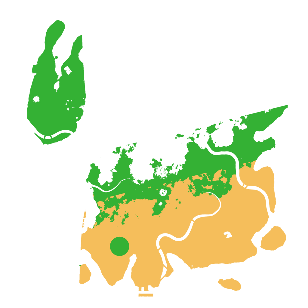 Biome Rust Map: Procedural Map, Size: 4250, Seed: 3870600