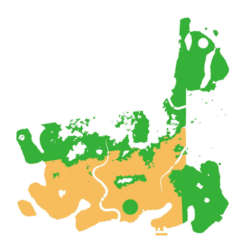 Biome Rust Map: Procedural Map, Size: 4250, Seed: 1389871