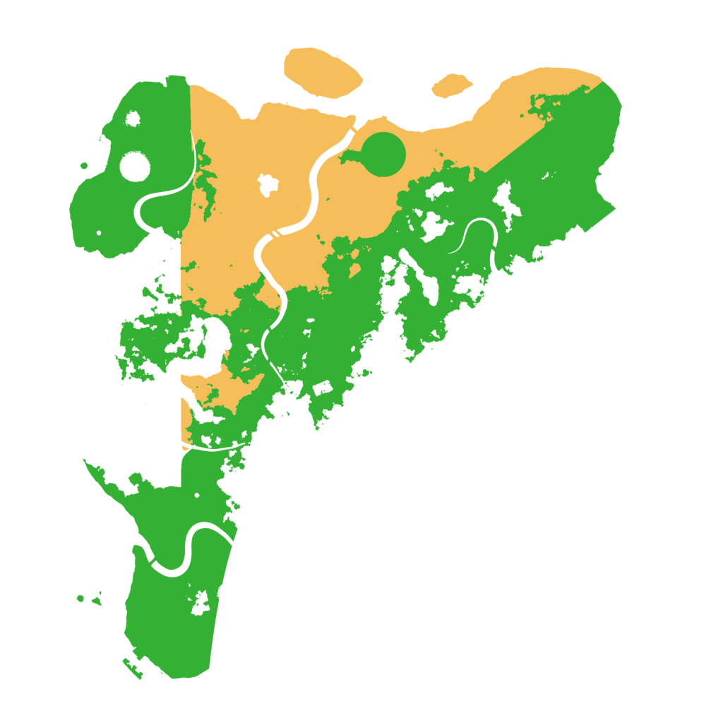 Biome Rust Map: Procedural Map, Size: 4250, Seed: 3597668