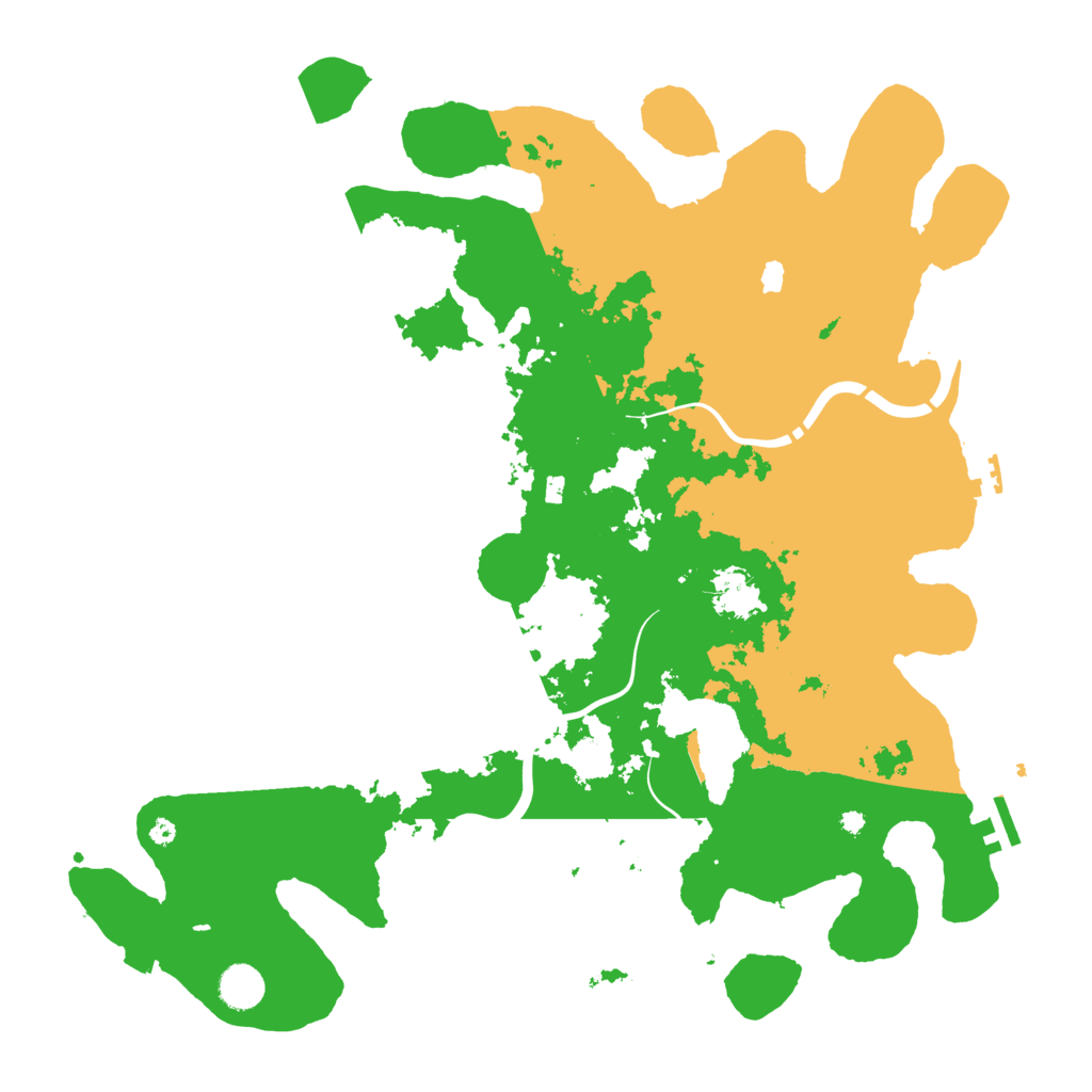 Biome Rust Map: Procedural Map, Size: 4250, Seed: 2381216
