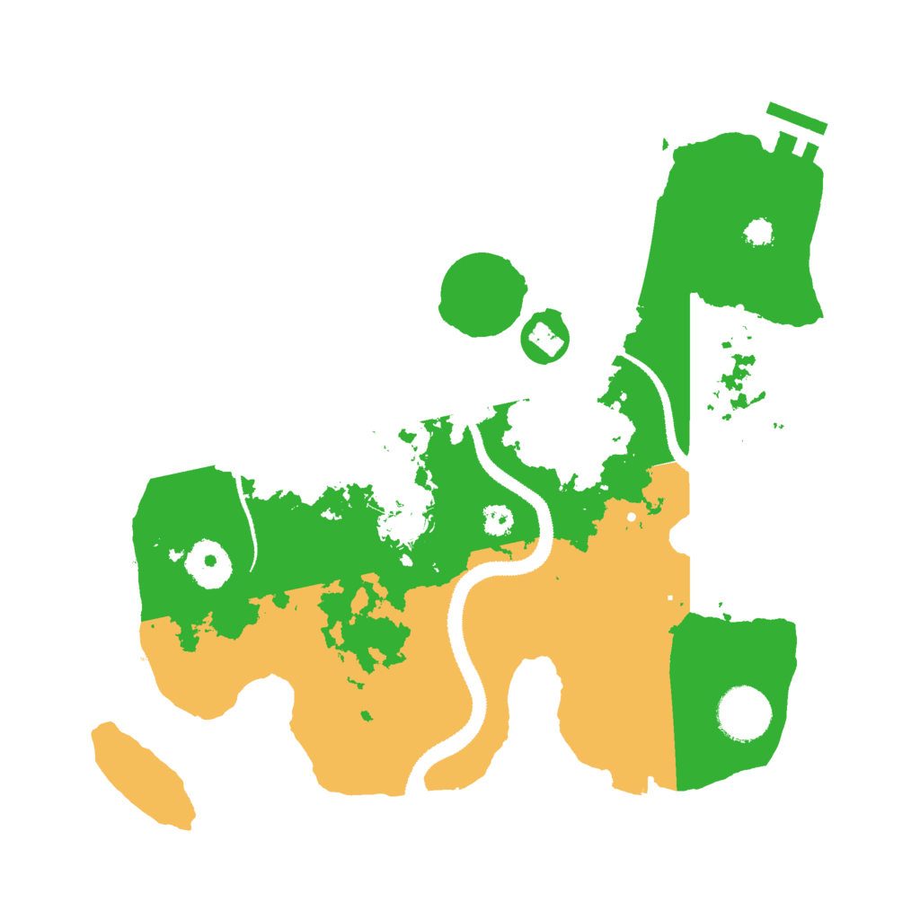 Biome Rust Map: Procedural Map, Size: 3000, Seed: 259031262
