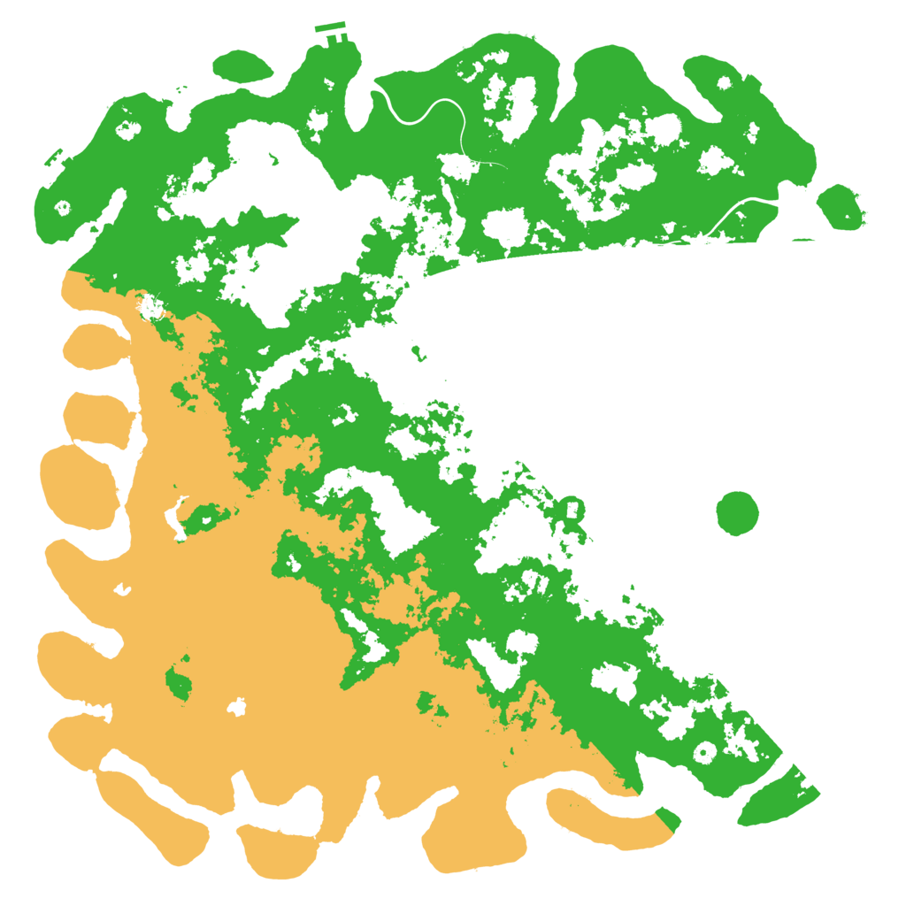 Biome Rust Map: Procedural Map, Size: 6000, Seed: 2147483