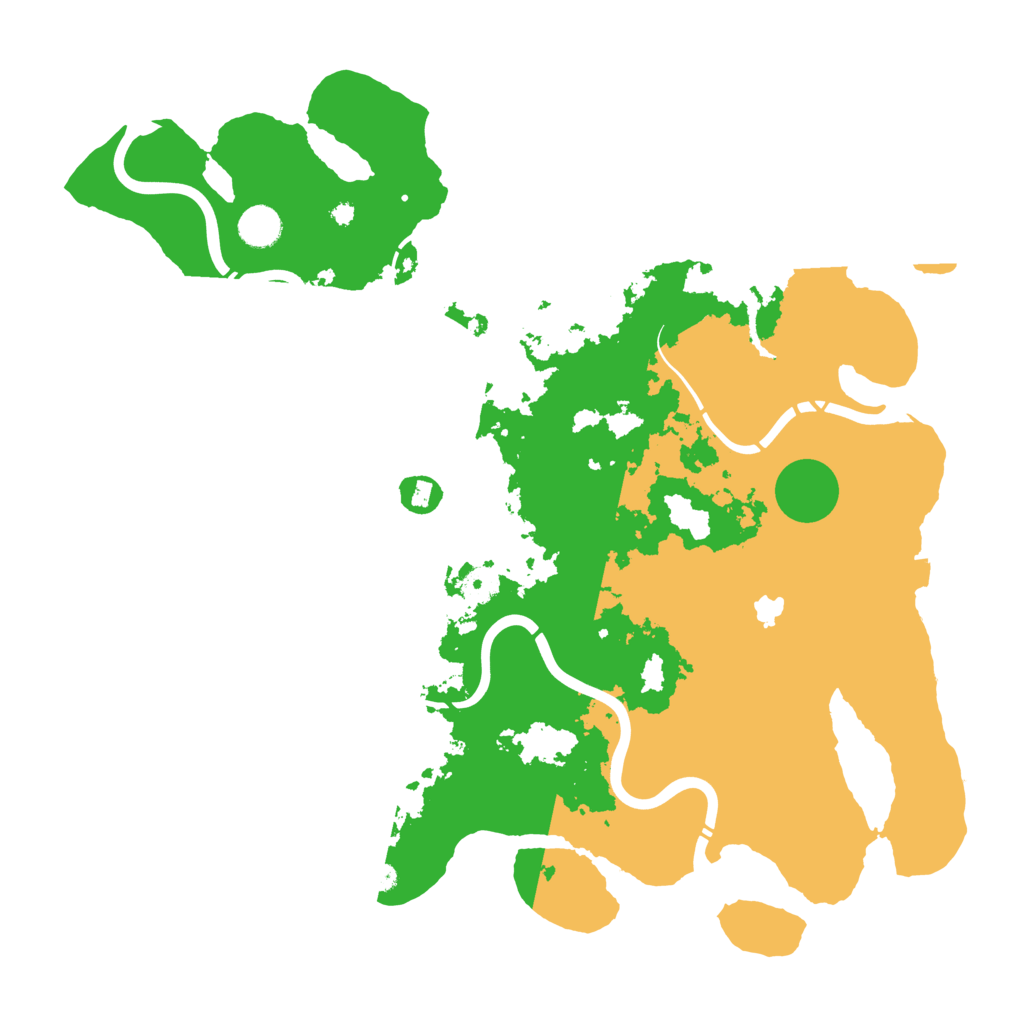 Biome Rust Map: Procedural Map, Size: 4250, Seed: 1977466