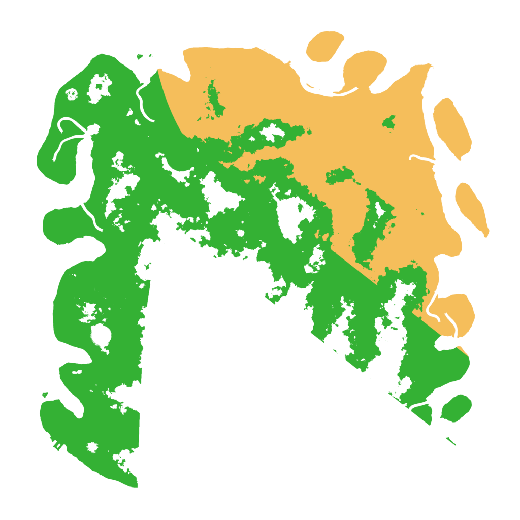 Biome Rust Map: Procedural Map, Size: 4500, Seed: 4999393