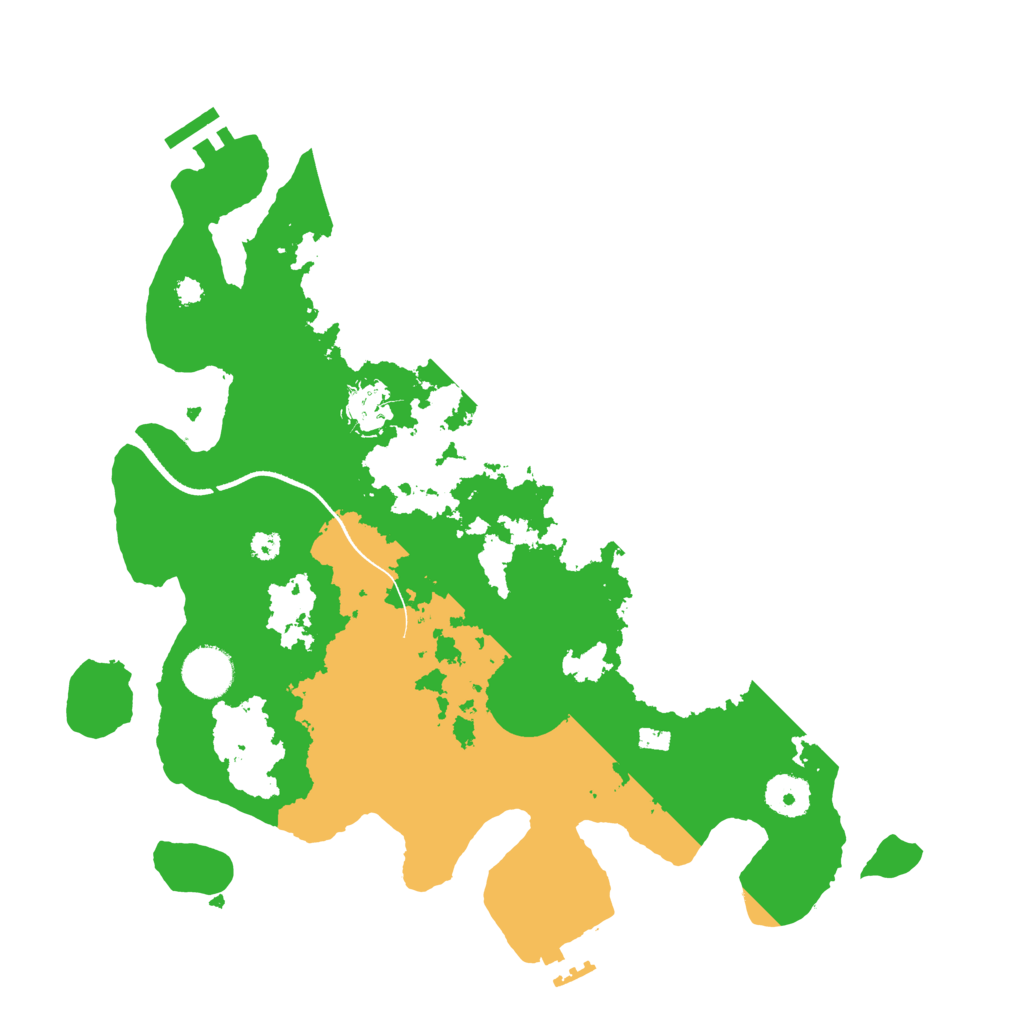 Biome Rust Map: Procedural Map, Size: 3500, Seed: 1331124972