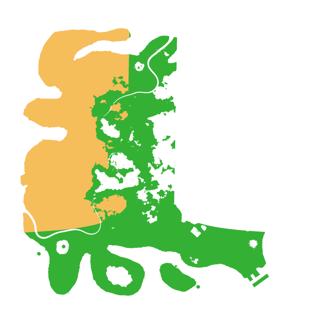 Biome Rust Map: Procedural Map, Size: 3500, Seed: 474476675