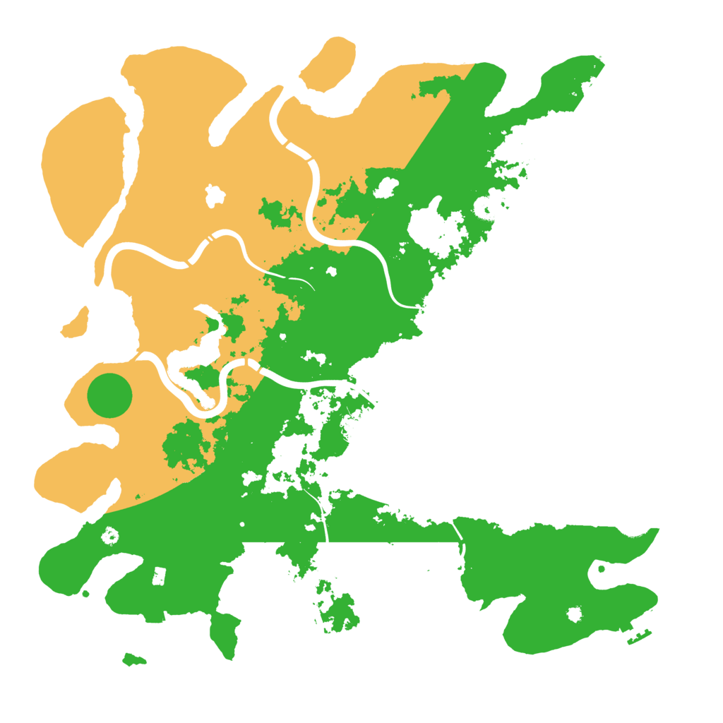 Biome Rust Map: Procedural Map, Size: 4250, Seed: 4710110