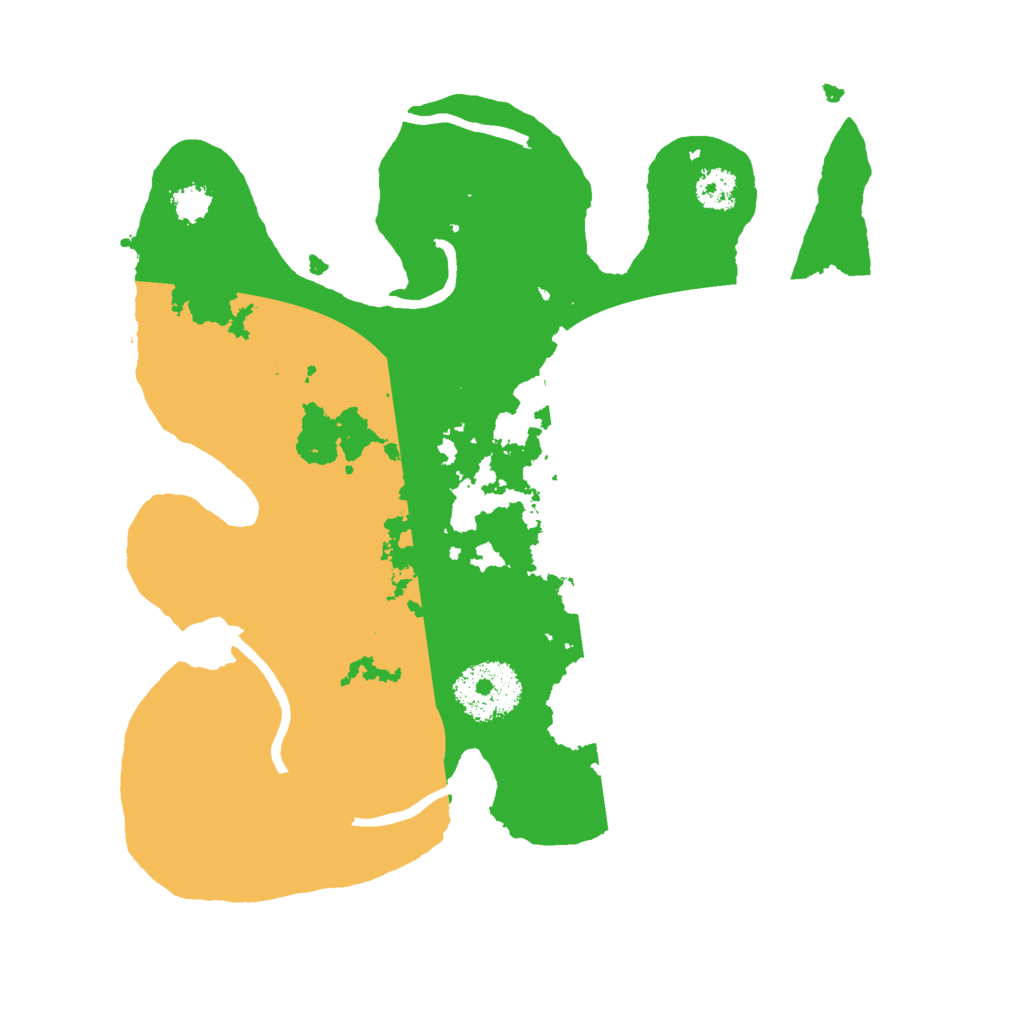 Biome Rust Map: Procedural Map, Size: 2500, Seed: 1353881114