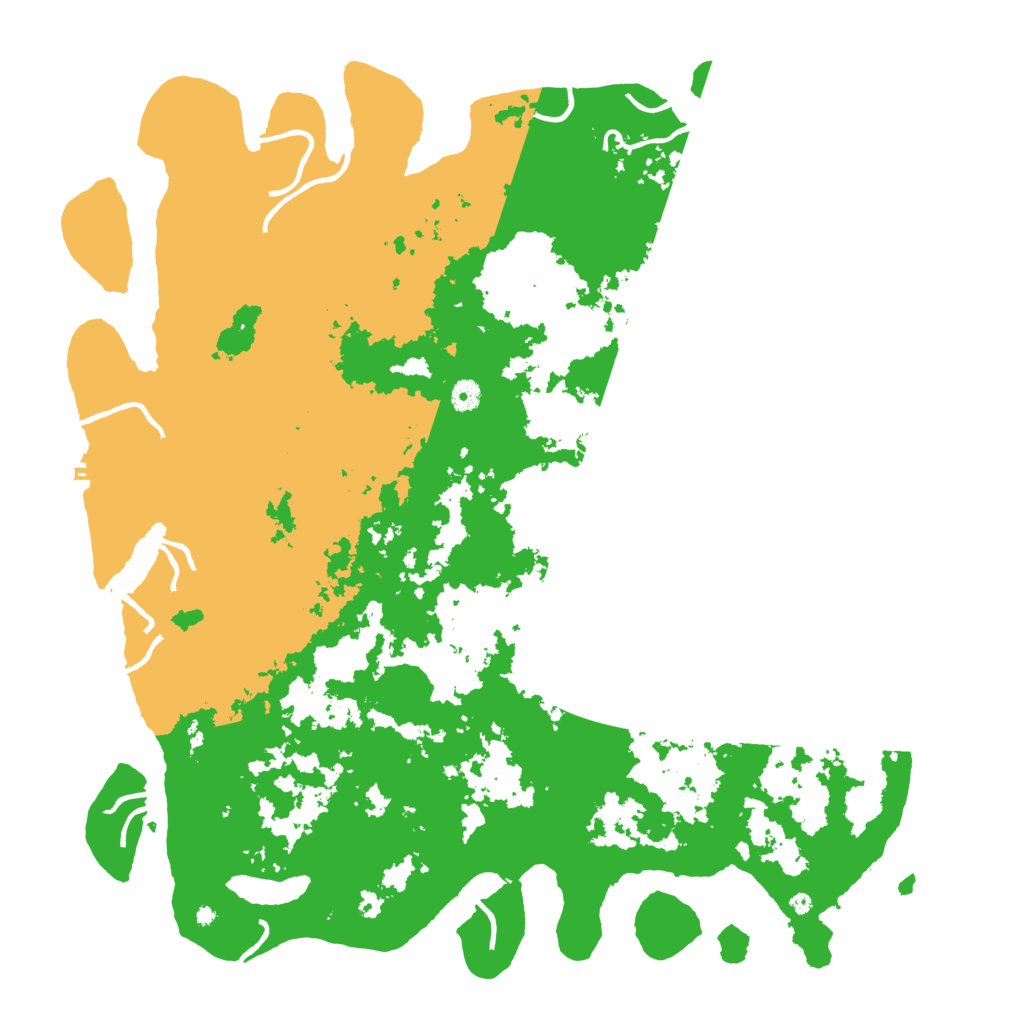 Biome Rust Map: Procedural Map, Size: 5000, Seed: 254236