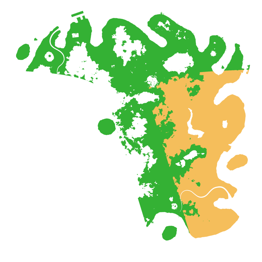 Biome Rust Map: Procedural Map, Size: 4250, Seed: 663544