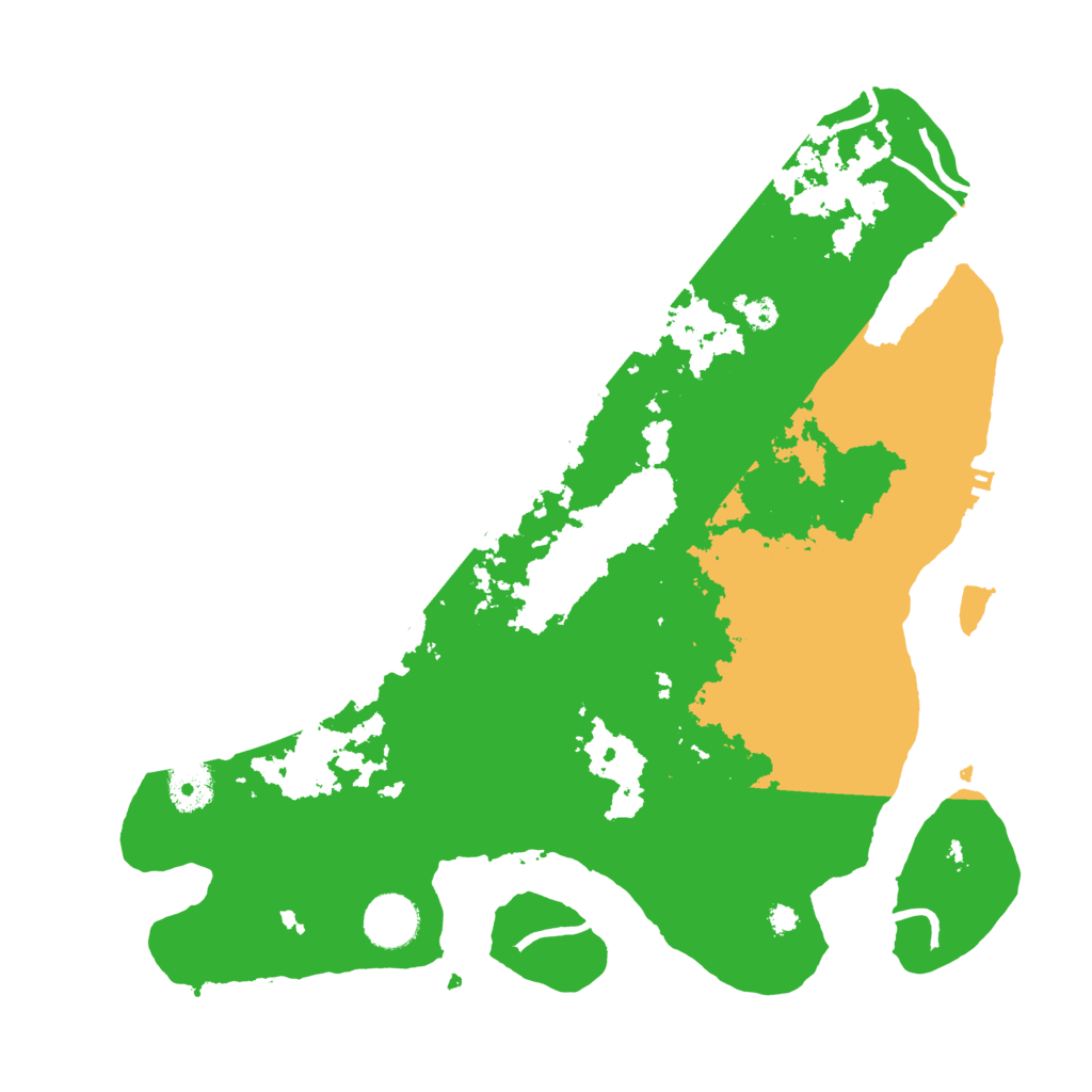 Biome Rust Map: Procedural Map, Size: 3500, Seed: 85777