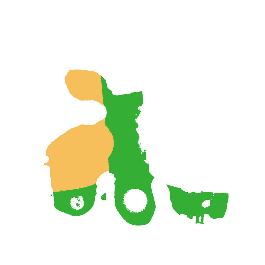 Biome Rust Map: Procedural Map, Size: 2000, Seed: 62783