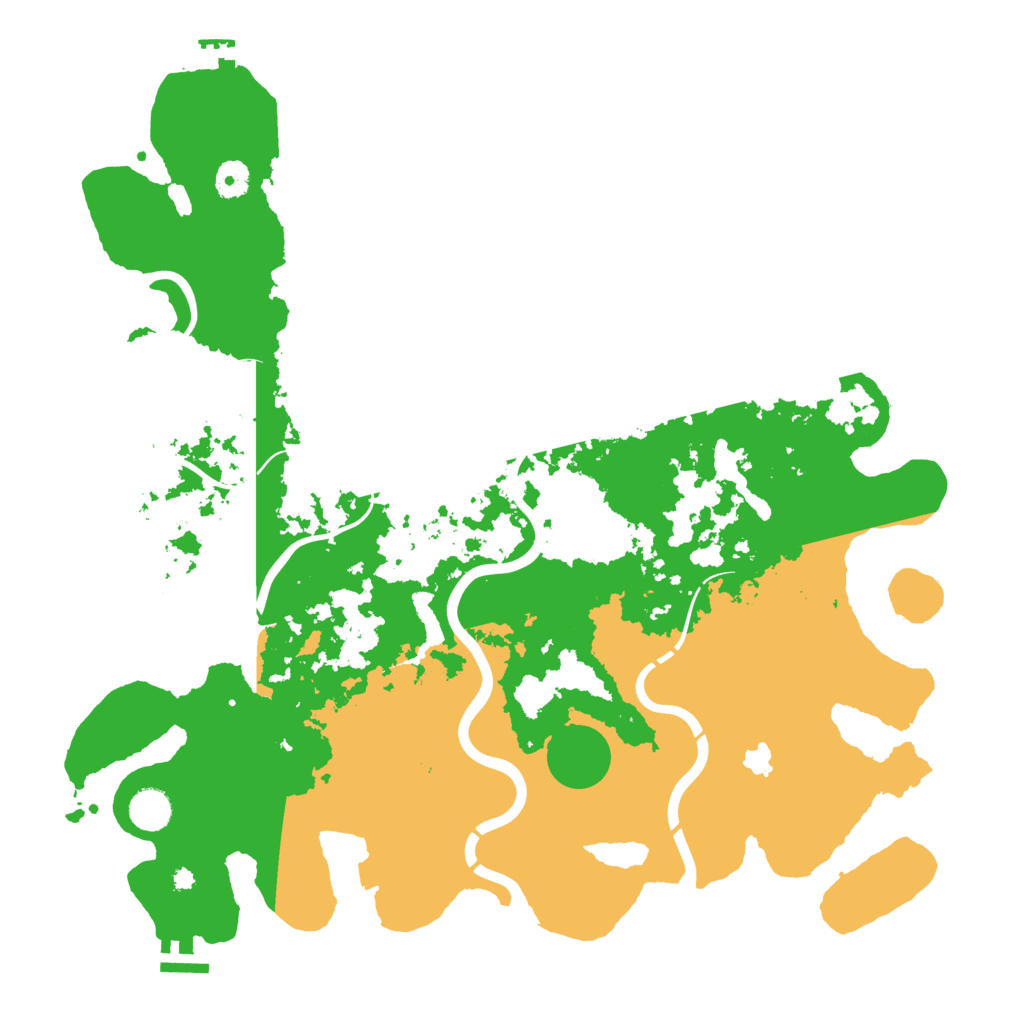Biome Rust Map: Procedural Map, Size: 4250, Seed: 4240197