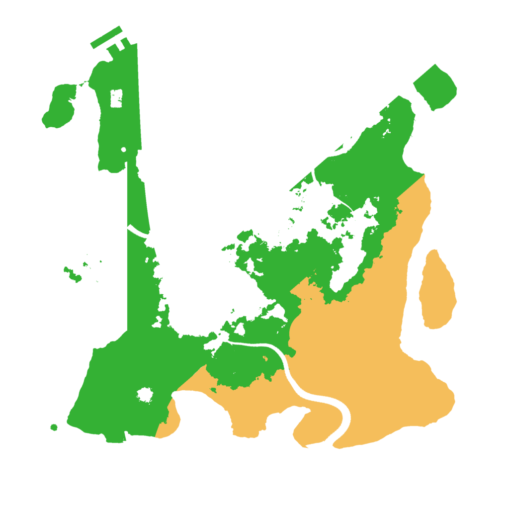 Biome Rust Map: Procedural Map, Size: 3000, Seed: 2051776900