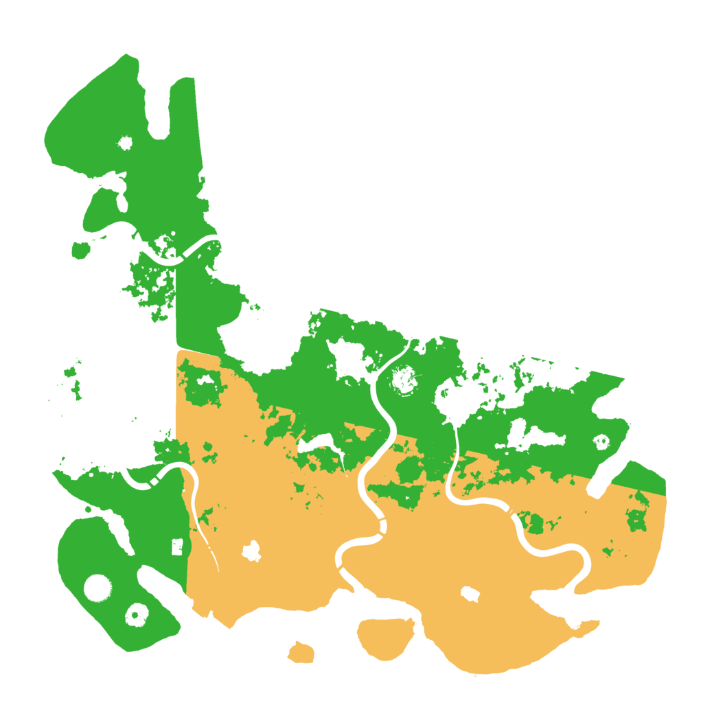 Biome Rust Map: Procedural Map, Size: 4500, Seed: 19092