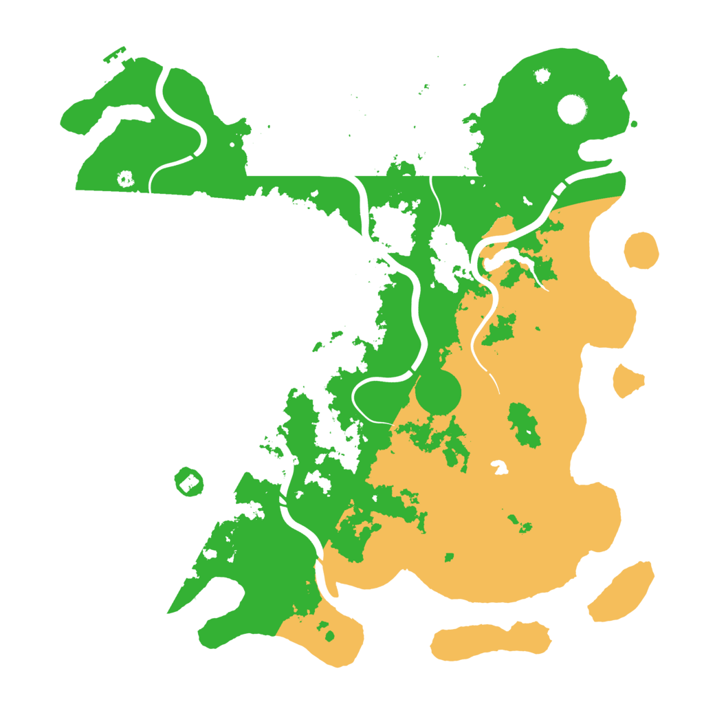 Biome Rust Map: Procedural Map, Size: 4250, Seed: 197455