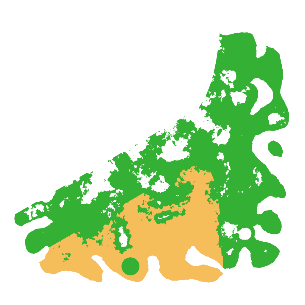 Biome Rust Map: Barren, Size: 4500, Seed: 6011104