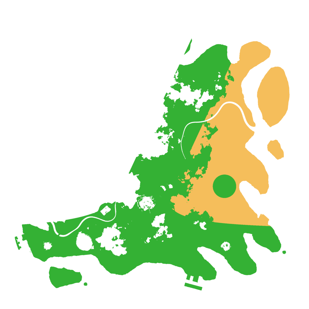 Biome Rust Map: Procedural Map, Size: 3500, Seed: 1738288288