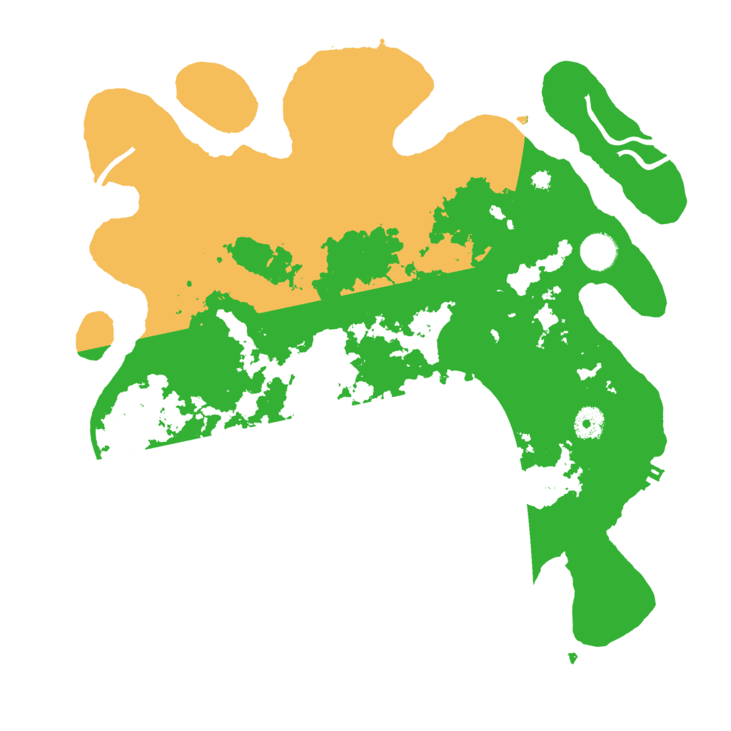 Biome Rust Map: Procedural Map, Size: 3500, Seed: 1332