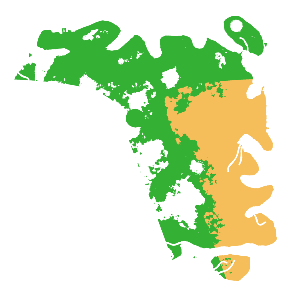Biome Rust Map: Procedural Map, Size: 4250, Seed: 4128299