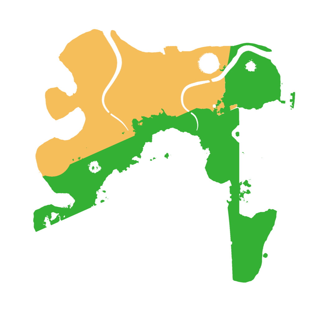 Biome Rust Map: Procedural Map, Size: 2750, Seed: 1543