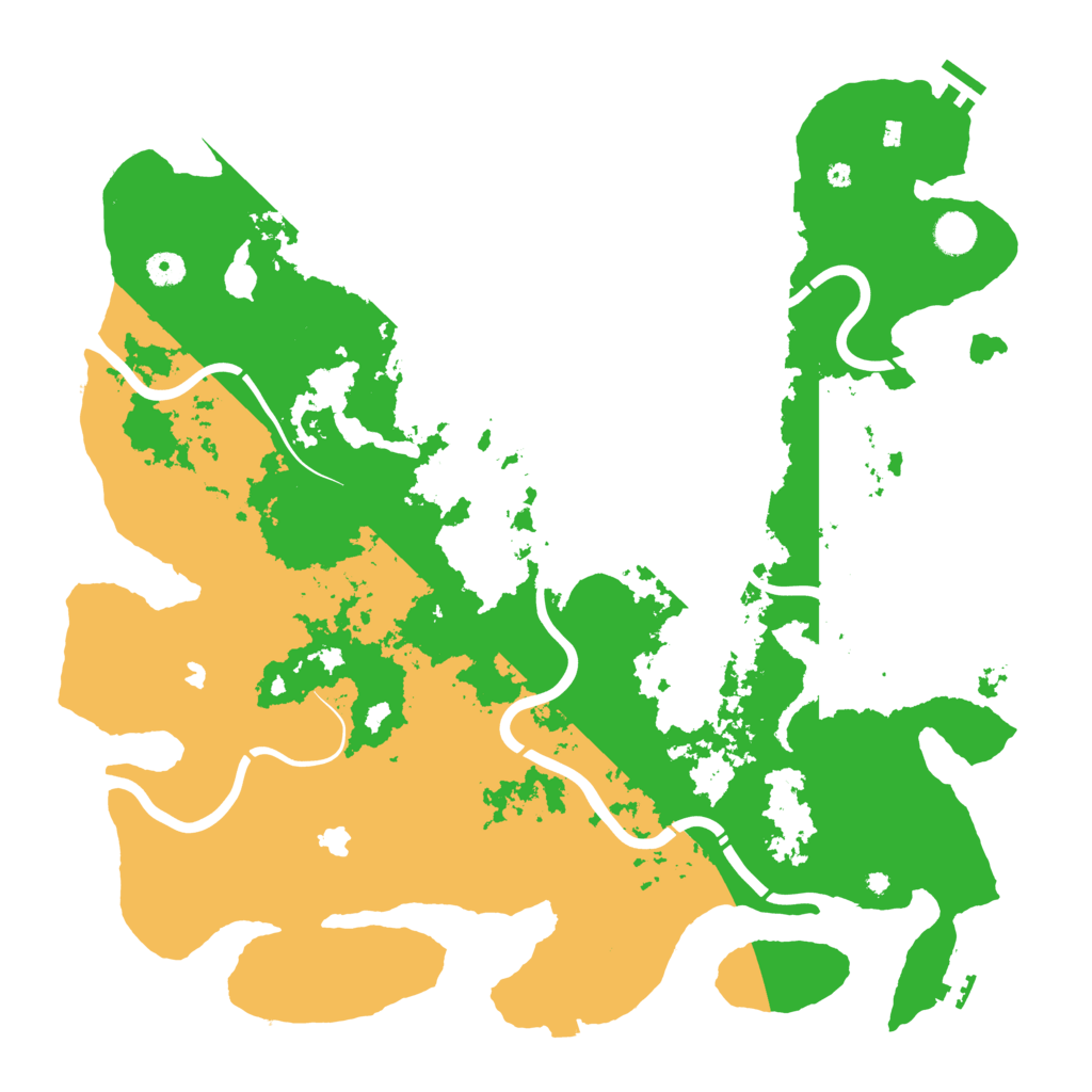Biome Rust Map: Procedural Map, Size: 4500, Seed: 3985515