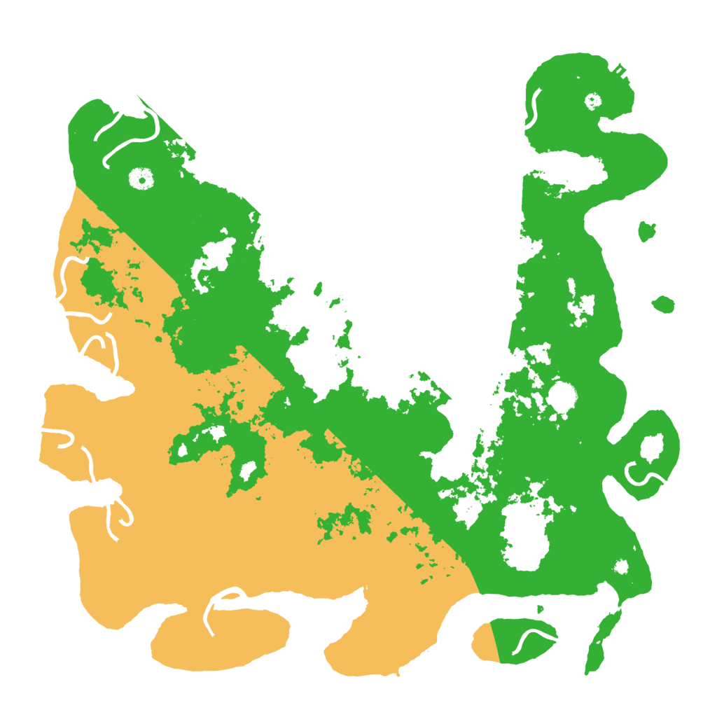 Biome Rust Map: Procedural Map, Size: 4500, Seed: 3985515