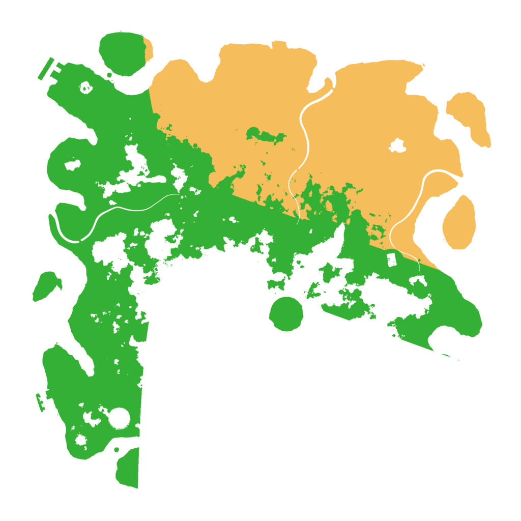 Biome Rust Map: Procedural Map, Size: 4250, Seed: 2563291