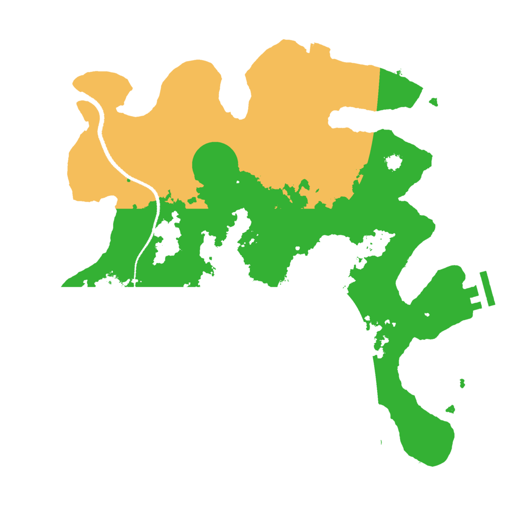 Biome Rust Map: Procedural Map, Size: 3000, Seed: 1342695372