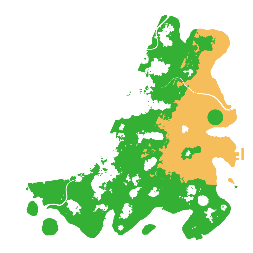 Biome Rust Map: Procedural Map, Size: 4250, Seed: 861604