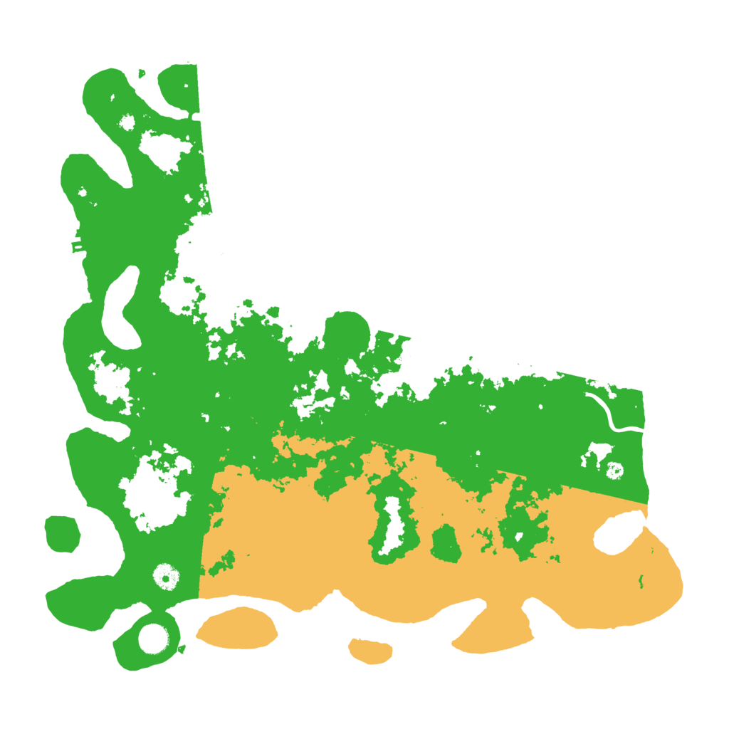 Biome Rust Map: Procedural Map, Size: 4250, Seed: 123390