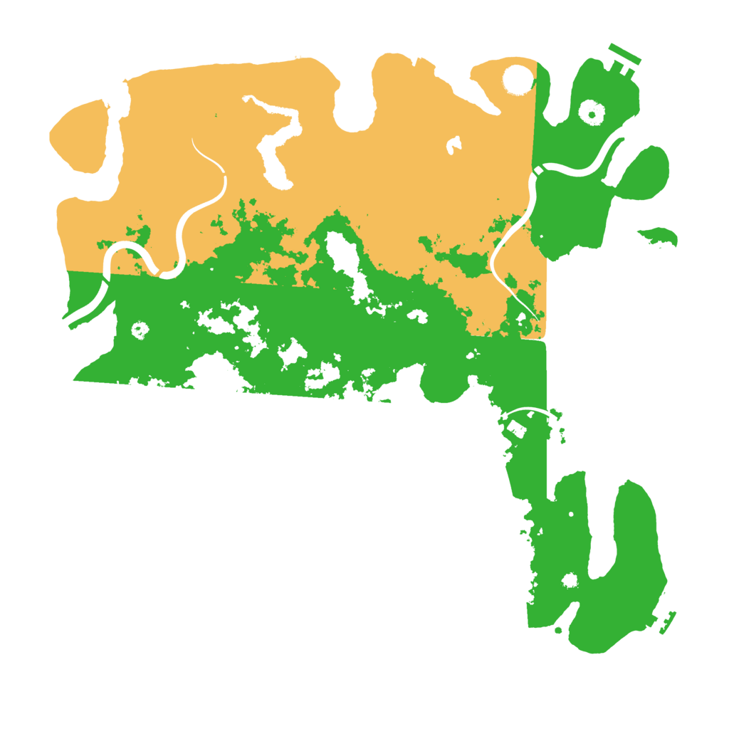 Biome Rust Map: Procedural Map, Size: 4250, Seed: 831779