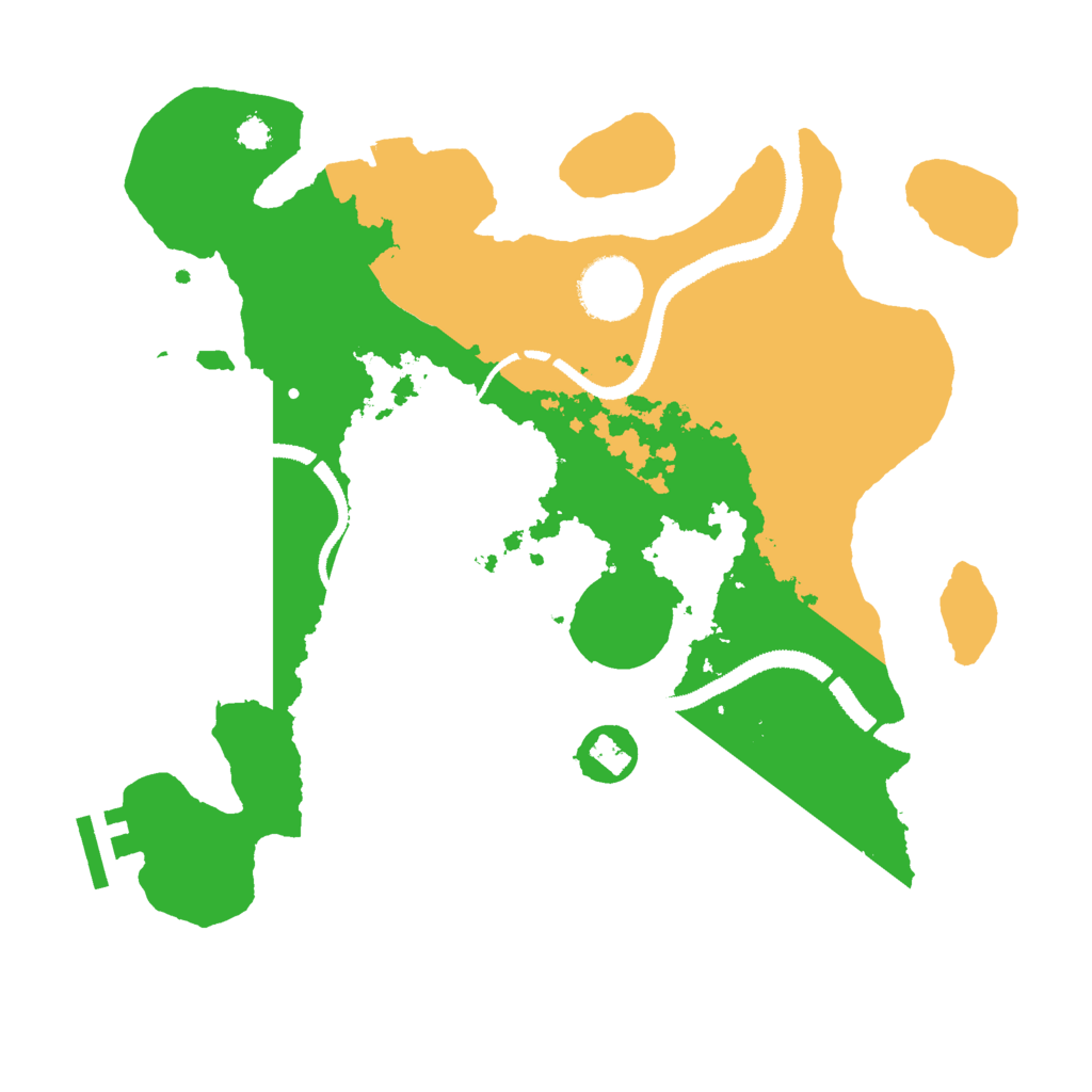Biome Rust Map: Procedural Map, Size: 3000, Seed: 1244004537