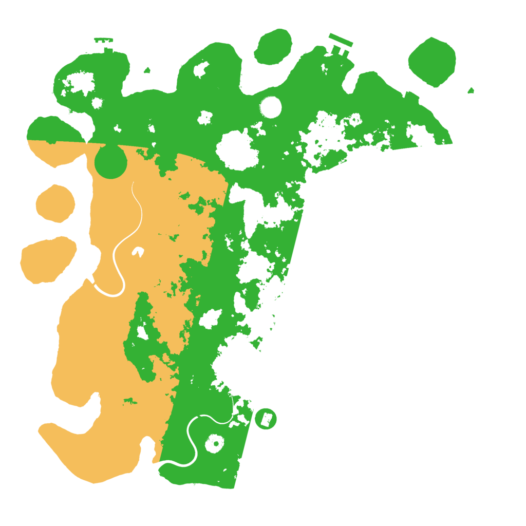 Biome Rust Map: Procedural Map, Size: 4250, Seed: 5160626
