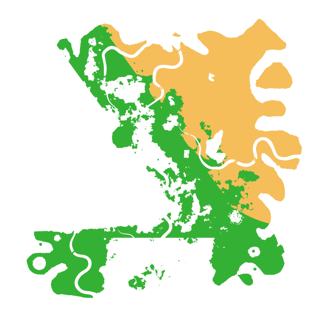 Biome Rust Map: Procedural Map, Size: 4250, Seed: 4152259