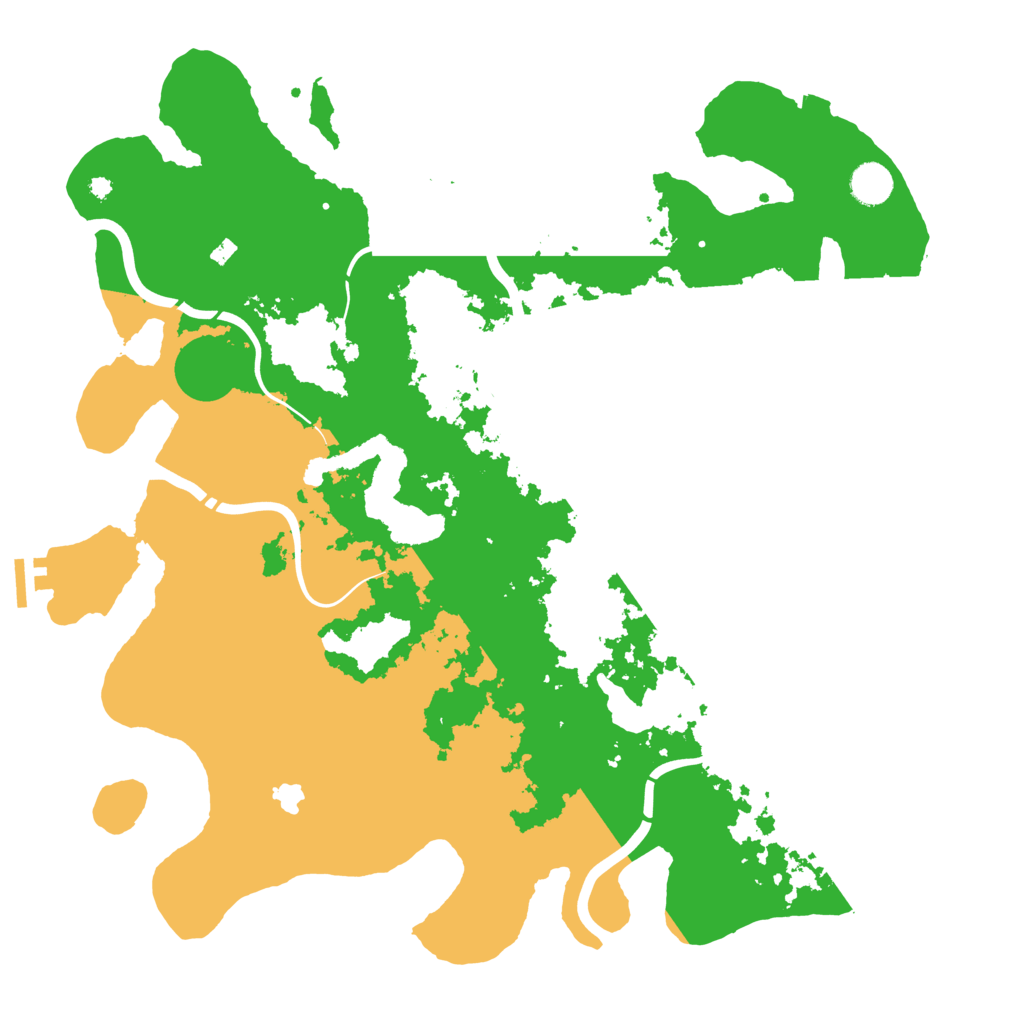 Biome Rust Map: Procedural Map, Size: 4250, Seed: 3935880