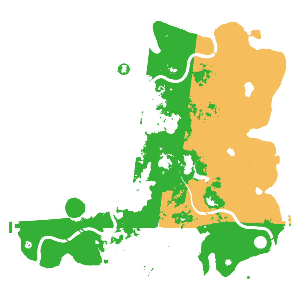 Biome Rust Map: Procedural Map, Size: 4250, Seed: 5316300