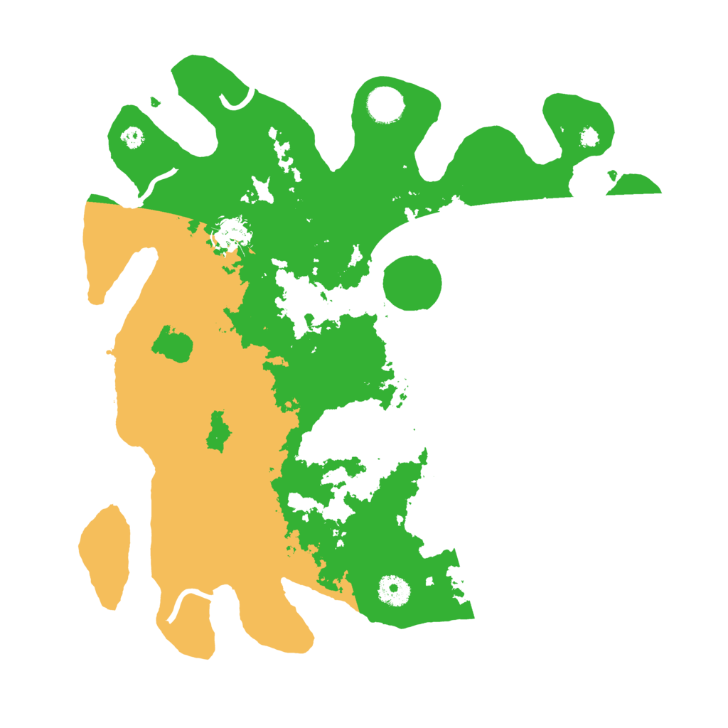 Biome Rust Map: Procedural Map, Size: 3500, Seed: 3522175