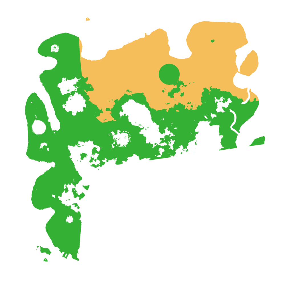 Biome Rust Map: Procedural Map, Size: 3700, Seed: 54