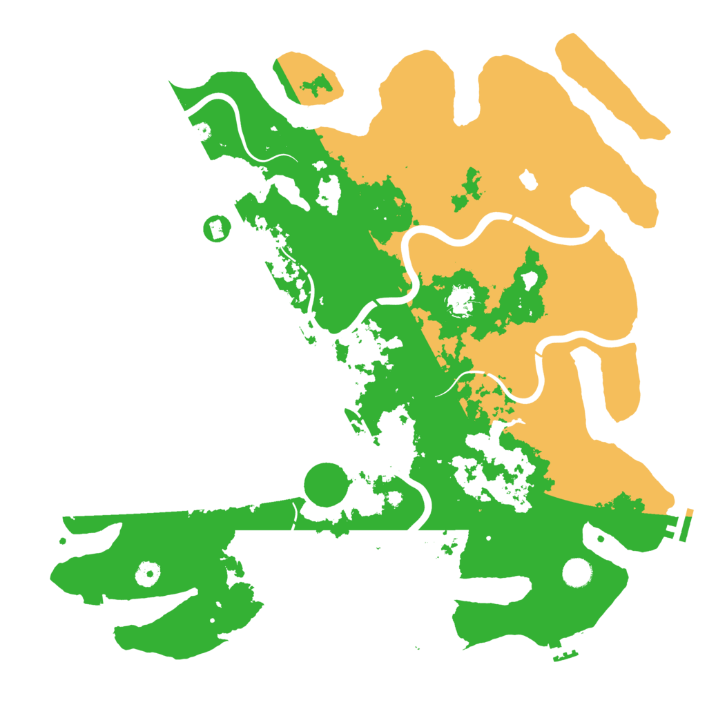 Biome Rust Map: Procedural Map, Size: 4250, Seed: 4966198