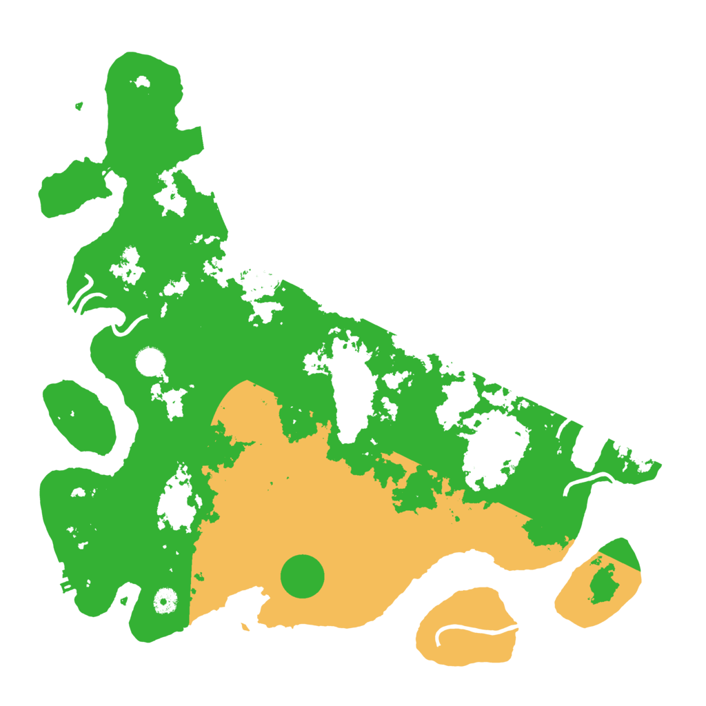 Biome Rust Map: Procedural Map, Size: 4250, Seed: 3715107