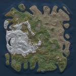 Thumbnail Rust Map: Procedural Map, Size: 4500, Seed: 54634, 20 Monuments