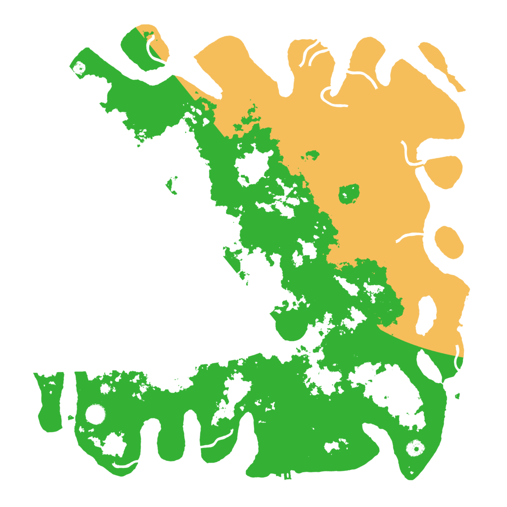 Biome Rust Map: Procedural Map, Size: 4500, Seed: 54634