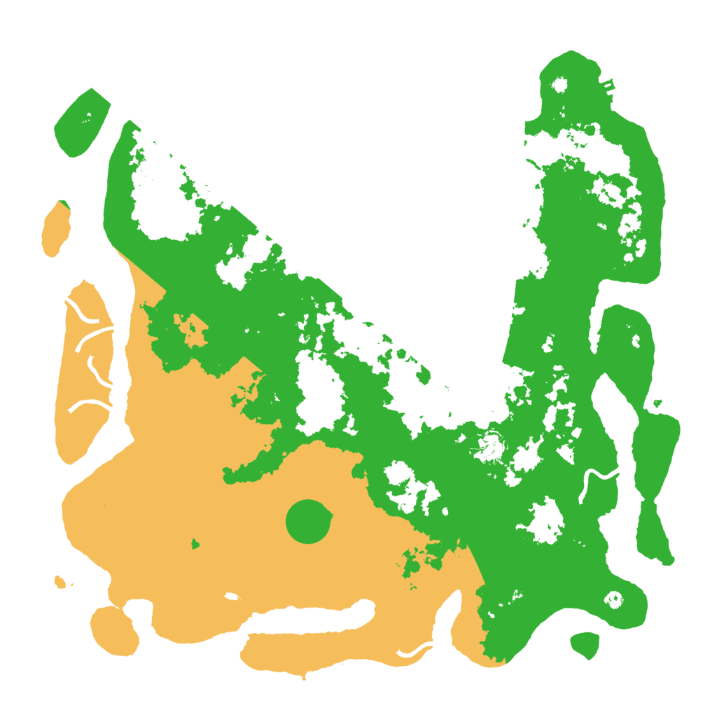 Biome Rust Map: Procedural Map, Size: 4250, Seed: 2953541