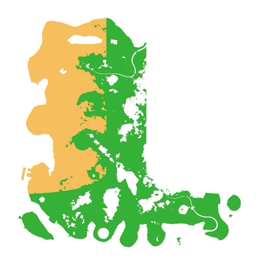 Biome Rust Map: Procedural Map, Size: 4250, Seed: 1752058