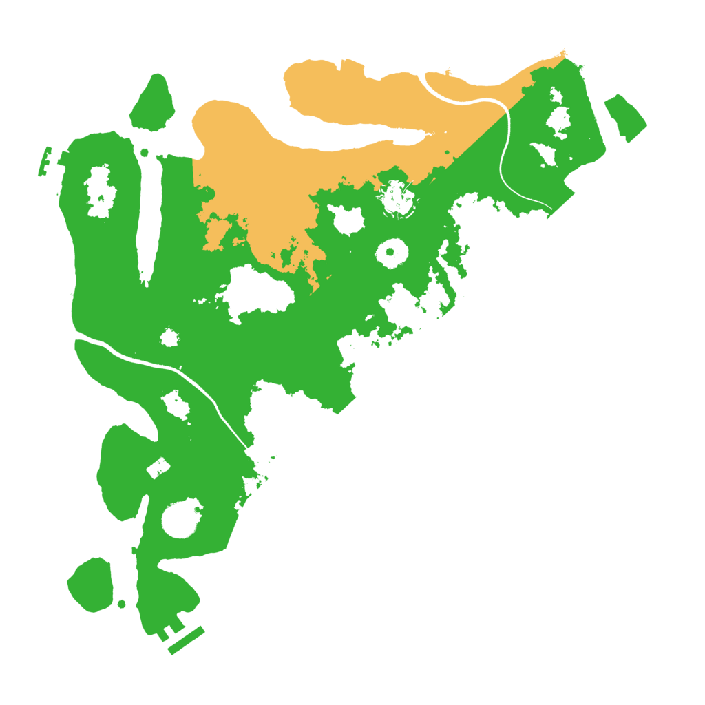 Biome Rust Map: Procedural Map, Size: 3500, Seed: 787510800