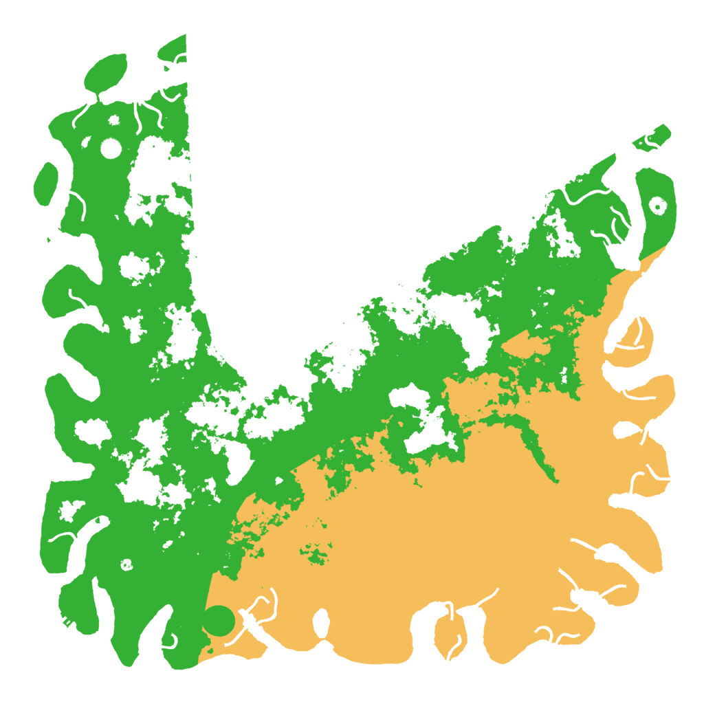 Biome Rust Map: Procedural Map, Size: 6000, Seed: 178429760